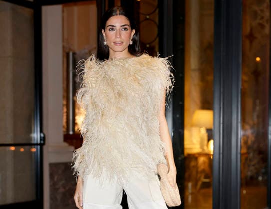 Bottega Veneta - Guest - Milan Fashion Week - Womenswear Fall Winter 2026 2027 MILAN, ITALY - FEBRUARY 28: Saja Kilani arrives to her hotel after attending Bottega Veneta fashion show during the Milan Womenswear Fall Winter 2026 2027 Fashion Week on February 28, 2026 in Milan, Italy. Photo by Marco Piovanotto Abacapress.com Milan Italy  Copyright: xPiovanottoxMarco ABACAx