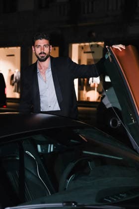 Milan, Milan Fashion Week Womenswear Fall Winter 2026 2027 - Women s Fashion, Fall Winter 2026 2027 - Dolce & Gabbana Party - Guest Arrivals. Pictured: Michele Morrone (Italian actor and singer)  Copyright: xAlessandroxBremecx xipa-agency.netx xx IPA_Agency_IPA72190957
