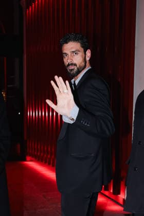 Milan, Milan Fashion Week Womenswear Fall Winter 2026 2027 - Women s Fashion, Fall Winter 2026 2027 - Dolce & Gabbana Party - Guest Arrivals. Pictured: Michele Morrone (Italian actor and singer)  Copyright: xAlessandroxBremecx xipa-agency.netx xx IPA_Agency_IPA72190971