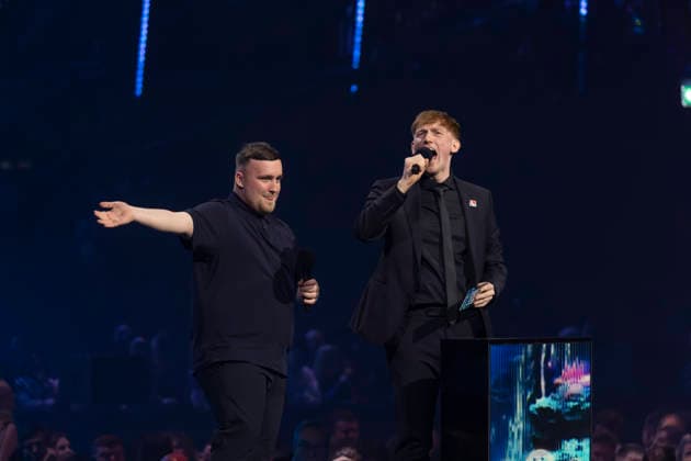 Luke Littler and Angryginge at the Brit Awards 2026 Luke Littler and Angryginge at the Brit Awards 2026 at the Co-Op Live, Manchester, England, 28th February 2026, Credit:Mike Gray Avalon  Copyright: xMikexGrayx xAvalonx 1079149819
