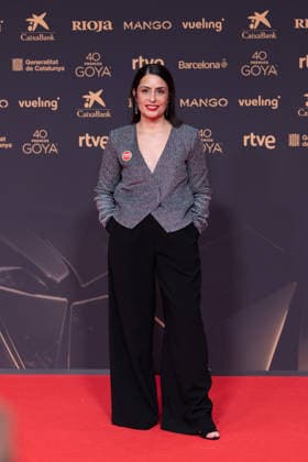 40th Goya Awards ceremony in Barcelona, Spain BARCELONA, SPAIN - FEBRUARY 28: Celia Rico attends the red carpet during the 40th Goya Cinema awards 2026 at the Auditori del CCIB (Centro de Convenciones Internacionales de Barcelona) on February 28, 2026 in Barcelona, Spain. Adria Puig Anadolu Barcelona Spain. Editorial use only. Please get in touch for any other usage.  Copyright: x2026xAnadoluxAdriaxPuigx
