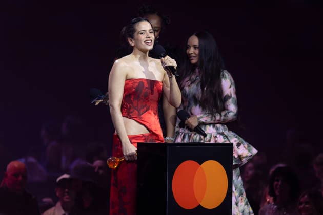 Rosalia at the Brit Awards 2026 Rosalia receives an award at the Brit Awards 2026 at the Co-Op Live, Manchester, England, 28th February 2026, Credit:Mike Gray Avalon  Copyright: xMikexGrayx xAvalonx 1079163187