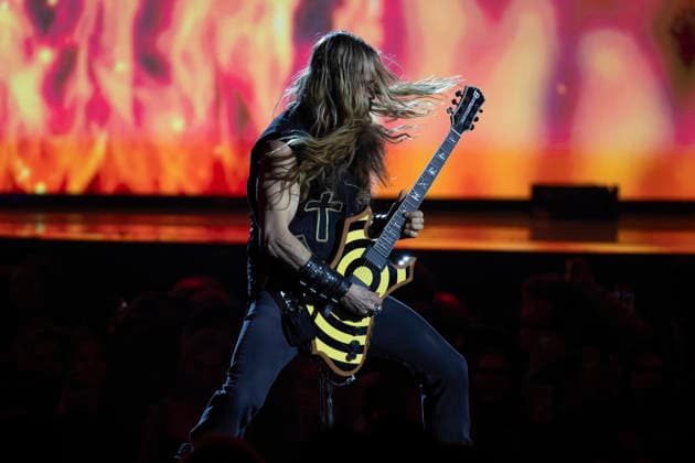 Zakk Wylde performs at the Brit Awards 2026 Zakk Wylde performs as part of a tribute to Ozzy Osbourne at the Brit Awards 2026 at the Co-Op Live, Manchester, England, 28th February 2026, Credit:Mike Gray Avalon  Copyright: xMikexGrayx xAvalonx 1079163834