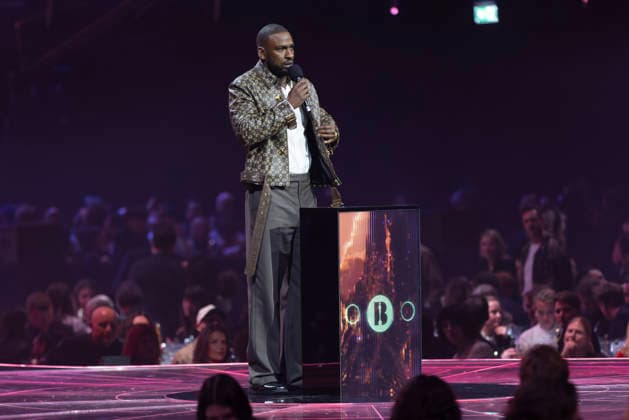 Skepta at the Brit Awards 2026 Skepta at the Brit Awards 2026 at the Co-Op Live, Manchester, England, 28th February 2026, Credit:Mike Gray Avalon  Copyright: xMikexGrayx xAvalonx 1079171071