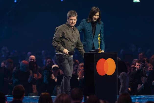 Bobby Gillespie at the Brit Awards 2026 Noel Gallagher and Bobby Gillespie at the Brit Awards 2026 at the Co-Op Live, Manchester, England, 28th February 2026, Credit:Mike Gray Avalon  Copyright: xMikexGrayx xAvalonx 1079171070