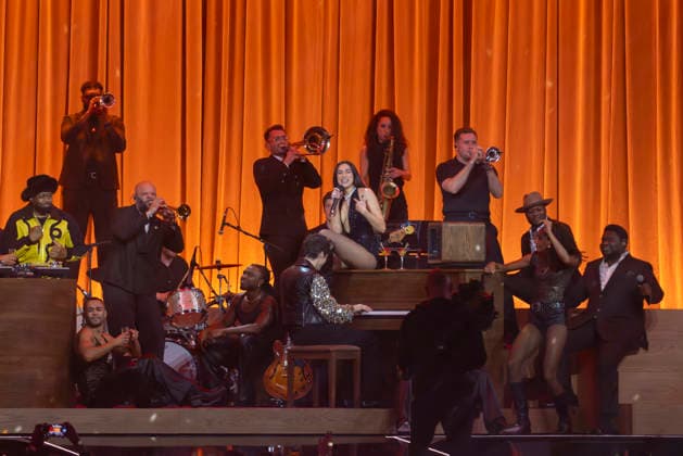 Dua Lipa performs at the Brit Awards 2026 Dua Lipa performs at the Brit Awards 2026 at the Co-Op Live, Manchester, England, 28th February 2026, Credit:Mike Gray Avalon  Copyright: xMikexGrayx xAvalonx 1079171091