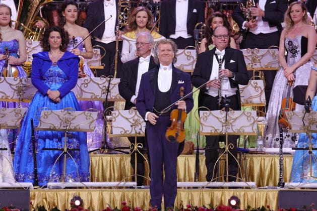 28.02.2026, AndrŽ Rieu, Geiger, im Konzert mit Orchester live in der Uber Arena, Berlin, Walzer, Berlin