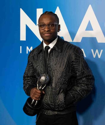 February 28, 2026, Pasadena, Califorina, United States: Miles Caton arrives on the red carpet of the 57th NAACP Image Awards at the Pasadena Convention Center in Pasadena California on February 28th 2026. Pasadena United States - ZUMAt169 20260228_zep_t169_061 Copyright: xConnorxTerryx