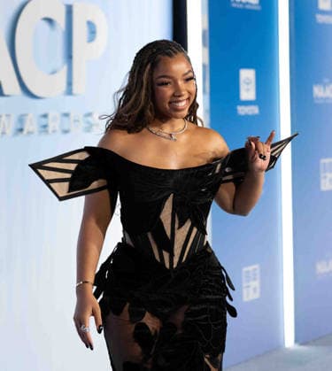 February 28, 2026, Pasadena, Califorina, United States: Chloe Bailey arrives on the red carpet of the 57th NAACP Image Awards at the Pasadena Convention Center in Pasadena California on February 28th 2026. Pasadena United States  - ZUMAt169 20260228_zep_t169_030 Copyright: xConnorxTerryx