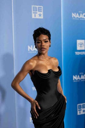 February 28, 2026, Pasadena, Califorina, United States: Teyana Taylor arrives on the red carpet of the 57th NAACP Image Awards at the Pasadena Convention Center in Pasadena California on February 28th 2026. Pasadena United States  - ZUMAt169 20260228_zep_t169_054 Copyright: xConnorxTerryx