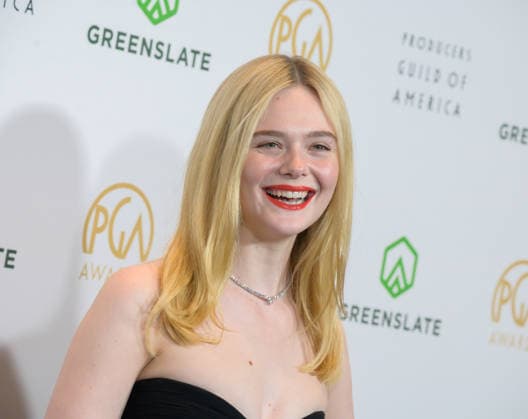 LOS ANGELES, USA February 28, 2026 Elle Fanning at the 37th Annual Producers Guild Awards at the Fairmont Century Plaza Hotel Picture Paul Smith Featureflash 453564 2026 02 28 CA Los Angeles  Copyright: xPaulxSmithx xFeaturesxFlashx xStarfacex STAR_453564_103