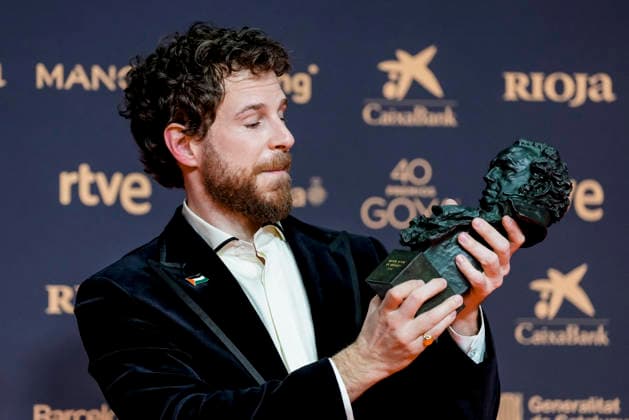 40th Goya Awards - Winners Room Alvaro Cervantes poses as winner during 40th Goya Awards - Winners Room at International Barcelona Convention Center on February 28, 2026 in Barcelona, Spain Photo by ABACAPRESS.COM Barcelona Spain  Copyright: xABACAx