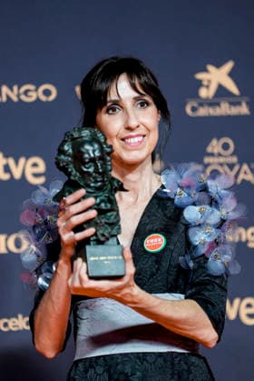 40th Goya Awards - Winners Room Eva Libertad poses as winner during 40th Goya Awards - Winners Room at International Barcelona Convention Center on February 28, 2026 in Barcelona, Spain Photo by ABACAPRESS.COM Barcelona Spain  Copyright: xABACAx