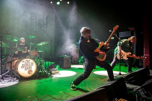 The Zac Schulze Gang at O2 Shepherds Bush Empire 28 02 2026 The Zac Schulze Gang perform at O2 Shepherds Bush Empire in London on 28th February 2026 supporting Samantha Fish. Zac Schulze - guitar, vocal Ant Greenwell - bass Ben Schulze - drummer, Credit:Zoran Veselinovic Avalon UK, London, O2 Shepherds Bush Empire  Copyright: xZoranxVeselinovicx xAvalonx 1079149350