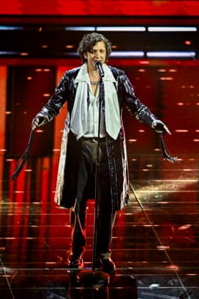 76th Italian Song Festival of Sanremo Final Evening part 1 Teatro Ariston - Sanremo, Italy Ermal Meta 76th Italian Song Festival of Sanremo Final Evening part 1 Teatro Ariston - Sanremo, Italy 28th February 2026 SGPItalia id 134399_075 Not Exclusive  Copyright: xAlfonsoxCatalano SGPx