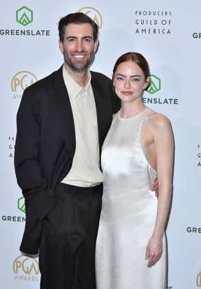2026 Producers Guild Awards - Arrivals Dave McCary and Emma Stone attend the 2026 Producers Guild Awards at Fairmont Century Plaza on February 28, 2026 in Los Angeles, California. Los Angeles Fairmont Century City California USA Copyright: xCxFlanigan imageSPACEx