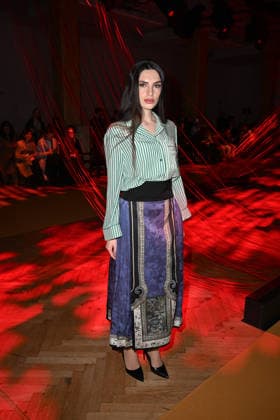 Milan, Milan Women s Fashion Week Fall Winter 2026 27 - Women s Fashion, Fall Winter 2026 27 - Hui fashion show - front row in the photo: Jenifer Nelly  Copyright: xSimonaxChiocciax xipa-agency.netx xFotosickix IPA_Agency_IPA72203361
