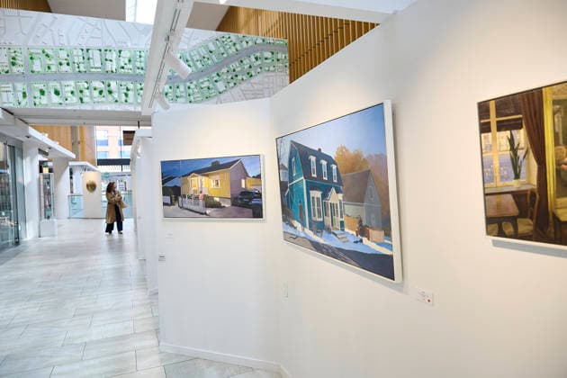 FLECHA Madrid 2026 Works exhibited during the celebration of the fair FLECHA Madrid 2026, in the Arturo Soria Plaza Shopping Center, on March 1, 2026, in Madrid Spain More than 50 national and international artists with about 500 works of different techniques take part in this edition of FLECHA, the Fair of Liberation of Commercial Spaces Towards Art, which in 2026 celebrates its 36th edition The main objective of FLECHA is to bring the work of contemporary artists to the general public through an accessible exhibition, transferring the works of conventional art galleries to a place like the Arturo Soria Plaza Shopping Center 01 MARCH 2026 ART EXHIBITION COMMERCIAL CENTER Jesús Hellí Madrid Madrid Espana  Copyright: xJesusxHellinx 7329184