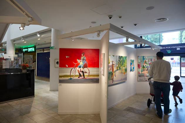 FLECHA Madrid 2026 Works exhibited during the celebration of the fair FLECHA Madrid 2026, in the Arturo Soria Plaza Shopping Center, on March 1, 2026, in Madrid Spain More than 50 national and international artists with about 500 works of different techniques take part in this edition of FLECHA, the Fair of Liberation of Commercial Spaces Towards Art, which in 2026 celebrates its 36th edition The main objective of FLECHA is to bring the work of contemporary artists to the general public through an accessible exhibition, transferring the works of conventional art galleries to a place like the Arturo Soria Plaza Shopping Center 01 MARCH 2026 ART EXHIBITION COMMERCIAL CENTER Jesús Hellí Madrid Madrid Espana  Copyright: xJesusxHellinx 7329194