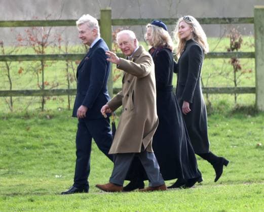 King Charles III attended the Sunday morning service at St. Mary Magdalene church in Sandringham today. It is not known whether he has seen his brother Andrew Mountbatten-Windsor, who is currently staying at Wood Farm on the Sandringham estate, whilst he has been here. Mountbatten-Windsor was arrested last week, and taken to Aylsham police station before being released under investigation, and returning to Wood Farm. Andrew Mountbatten-Windsor, formerly Prince Andrew The Duke of York, has previously denied any wrongdoing in relation to sex offender Jeffrey Epstein. King Charles III, Sandringham, Norfolk, on 1st March, 2026
