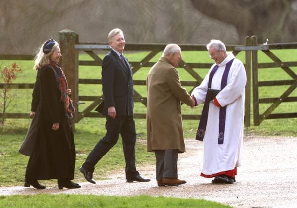 King Charles III attended the Sunday morning service at St. Mary Magdalene church in Sandringham today. It is not known whether he has seen his brother Andrew Mountbatten-Windsor, who is currently staying at Wood Farm on the Sandringham estate, whilst he has been here. Mountbatten-Windsor was arrested last week, and taken to Aylsham police station before being released under investigation, and returning to Wood Farm. Andrew Mountbatten-Windsor, formerly Prince Andrew The Duke of York, has previously denied any wrongdoing in relation to sex offender Jeffrey Epstein. King Charles III, Sandringham, Norfolk, on 1st March, 2026
