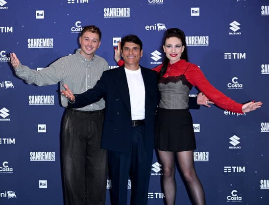 Sanremo, 76th Italian Song Festival - Photocall Winners of the 26th Festival - in the photo: Sal Da Vinci, Ditonellapiaga, Sayf.  Copyright: xTerenghi PoolxSanremo02x xipa-agency.netx xPoolxSanremox02x IPA_Agency_IPA72211585