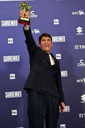 Foto IPP Felice De Martino Sanremo 29 02 2026 76° Festival della canzone italiana Nella foto: il vincitore Sal Da Vinci Italy Photo Press World Copyright