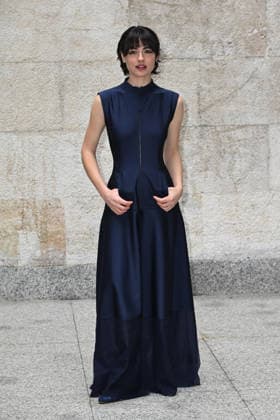 Milan, Milan Women s Fashion Week Fall Winter 2026 27 - Women s Fashion, Fall Winter 2026 27 - Giorgio Armani fashion show - arrivals in the photo: Romana Maggiora Vergano  Copyright: xSimonaxChiocciax xipa-agency.netx xFotosickix IPA_Agency_IPA72213728