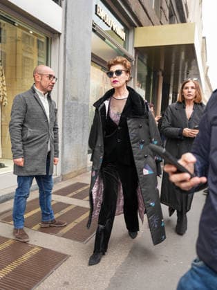 Milan, Milan Women s Fashion Week: Fall Winter 2026 27 - Women s Fashion, Fall Winter 2026 27 - Giorgio Armani fashion show - arrivals in the photo: Antonia Dell Atte  Copyright: xRiccardoxGiordanox xipa-agency.netx xRiccardoxGIordanox IPA_Agency_IPA72214255