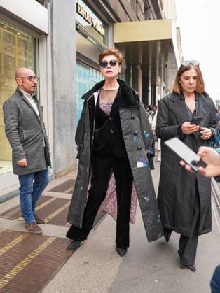 Milan, Milan Women s Fashion Week: Fall Winter 2026 27 - Women s Fashion, Fall Winter 2026 27 - Giorgio Armani fashion show - arrivals in the photo: Antonia Dell Atte  Copyright: xRiccardoxGiordanox xipa-agency.netx xRiccardoxGIordanox IPA_Agency_IPA72214260