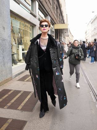 Milan, Milan Women s Fashion Week: Fall Winter 2026 27 - Women s Fashion, Fall Winter 2026 27 - Giorgio Armani fashion show - arrivals in the photo: Antonia Dell Atte  Copyright: xRiccardoxGiordanox xipa-agency.netx xRiccardoxGIordanox IPA_Agency_IPA72214293
