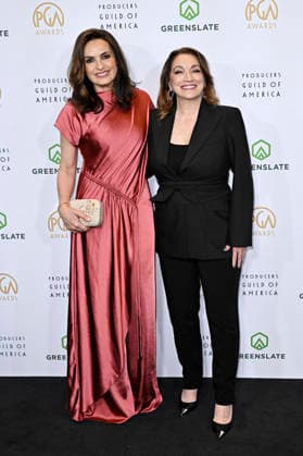 Mariska Hargitay und Trish Adlesic bei der 37. Verleihung der Producers Guild Awards 2026 im Hotel Fairmont Century Plaza. Los Angeles, 28.02.2026