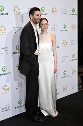 Dave McCary und Emma Stone bei der 37. Verleihung der Producers Guild Awards 2026 im Hotel Fairmont Century Plaza. Los Angeles, 28.02.2026