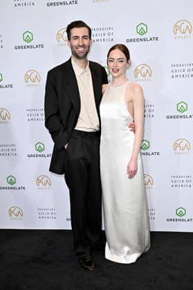 Dave McCary und Emma Stone bei der 37. Verleihung der Producers Guild Awards 2026 im Hotel Fairmont Century Plaza. Los Angeles, 28.02.2026