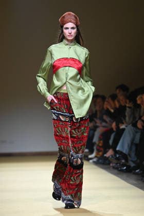 Milan, Milan Women s Fashion Week Fall Winter 2026 27 - Women s Fashion, Fall Winter 2026 27 - HUI fashion show - catwalk in the photo: model  Copyright: xSimonaxChiocciax xipa-agency.netx xFotosickix IPA_Agency_IPA72215802