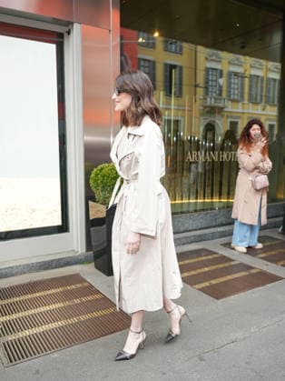 Milan, Milan Women s Fashion Week: Fall Winter 2026 27 - Women s Fashion, Fall Winter 2026 27 - Giorgio Armani fashion show - arrivals in the photo: Pilar Fogliati  Copyright: xRiccardoxGiordanox xipa-agency.netx xRiccardoxGIordanox IPA_Agency_IPA72214251