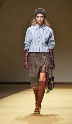 Milan, Italy UHI Milano Fashion Week fall winter 2026 2027 In the photo: HUI shows the fashion show  Copyright: xNickxZonnax xipa-agency.netx xNickxZonnax IPA_Agency_IPA72223034