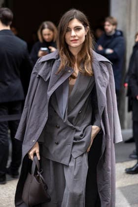 ARMANI - Guest arrivals - Milan Fashion Week - Womenswear Fall Winter 2026 2027 MILAN, ITALY - FEBRUARY 28: Vittoria Puccini arrives to Armani fashion show during the Milan Womenswear Fall Winter 2026 2027 Fashion Week on March1st, 2026 in Milan, Italy. Photo by Marco Piovanotto Abacapress.com  Copyright: xPiovanottoxMarco ABACAx