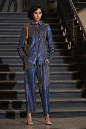 Milan, Milan Women s Fashion Week Fall Winter 2026 27 - Women s Fashion, Fall Winter 2026 27 - Francesca Liberatore fashion show - catwalk in the photo: model  Copyright: xSimonaxChiocciax xipa-agency.netx xFotosickix IPA_Agency_IPA72227394