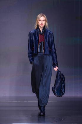 Milano Fashion Week - Women F W 26-27 Giorgio Armani fashion show Catwalk Milan, Italy Milano Fashion Week - Women F W 26-27 Giorgio Armani fashion show Catwalk Milan, Italy 1st March 2026 SGPItalia id 134512_003 * Not Exclusive  Copyright: xLorenzoxBaroncelli SGPx