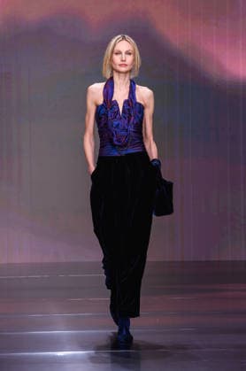 Milano Fashion Week - Women F W 26-27 Giorgio Armani fashion show Catwalk Milan, Italy Agnese Zogla Milano Fashion Week - Women F W 26-27 Giorgio Armani fashion show Catwalk Milan, Italy 1st March 2026 SGPItalia id 134512_003 * Not Exclusive  Copyright: xLorenzoxBaroncelli SGPx
