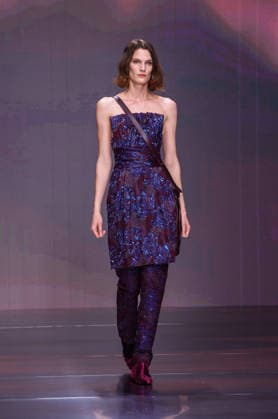 Milano Fashion Week - Women F W 26-27 Giorgio Armani fashion show Catwalk Milan, Italy Milano Fashion Week - Women F W 26-27 Giorgio Armani fashion show Catwalk Milan, Italy 1st March 2026 SGPItalia id 134512_003 * Not Exclusive  Copyright: xLorenzoxBaroncelli SGPx