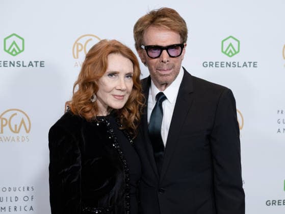 February 28, 2026, Century City, California, USA: LINDA BRUCKHEIMER and American film and television producer JERRY BRUCKHEIMER attend the 37Th Annual Producers Guild Awards red carpet. Century City USA - ZUMAb173 20260228_aap_b173_130 Copyright: xBillyxBennightx