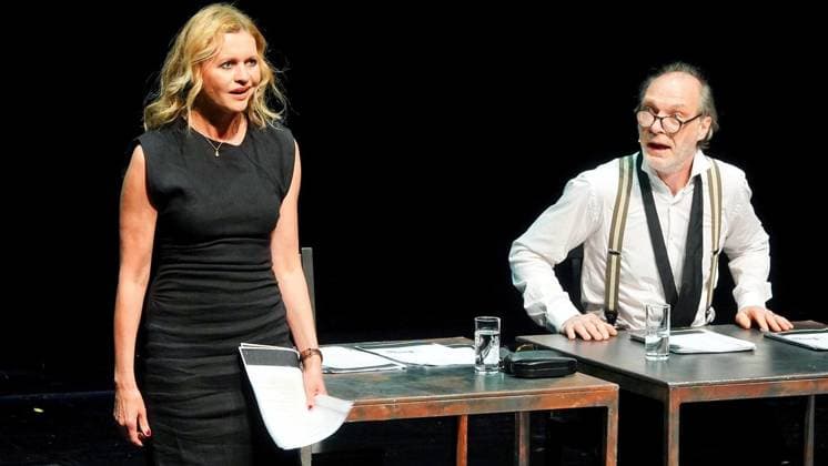 Musikalische Lesung nach Loriot ** NUR FÜR REDAKTIONELLE ZWECKE ** EDITORIAL USE ONLY **<p>Impression von der Musikalischen Lesung nach Loriot am Sonntag, 01.03.2026 im Großen Haus des Musiktheaters in Gelsenkirchen mit Christine Sommer, Martin Brambach und Dietmar Loeffler. Deutschland NRW Gelsenkirchen Copyright: MichaelxKorte