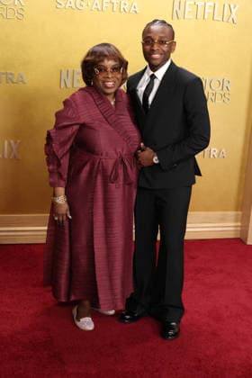 32nd Annual Actor Awards Toni Lynn Washington and Miles Caton at the 32nd Annual Actor Awards presented by SAG-AFTRA (formerly Screen Actors Guild Awards) held at the Shrine Auditorium and Expo Hall on March 1, 2026 in Los Angeles, California, United States., Credit:Xavier Collin Avalon USA, Los Angeles  Copyright: xXavierxCollinx xAvalonx 1079433958
