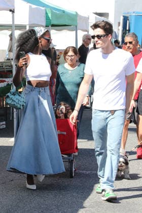 Celebrities enjoy their Sunday shopping at the local Farmers Market Featuring: Jodie Turner Smith Where: Studio City, California, United States When: 01 Mar 2026 Credit: H2Y INSTARimages EDITORIAL USE ONLY. NOT FOR USE BY NEWSPAPERS BASED IN THE UK. Copyright: xx instar55519623