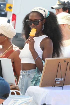Celebrities enjoy their Sunday shopping at the local Farmers Market Featuring: Jodie Turner Smith Where: Studio City, California, United States When: 01 Mar 2026 Credit: H2Y INSTARimages EDITORIAL USE ONLY. NOT FOR USE BY NEWSPAPERS BASED IN THE UK. Copyright: xx instar55519609