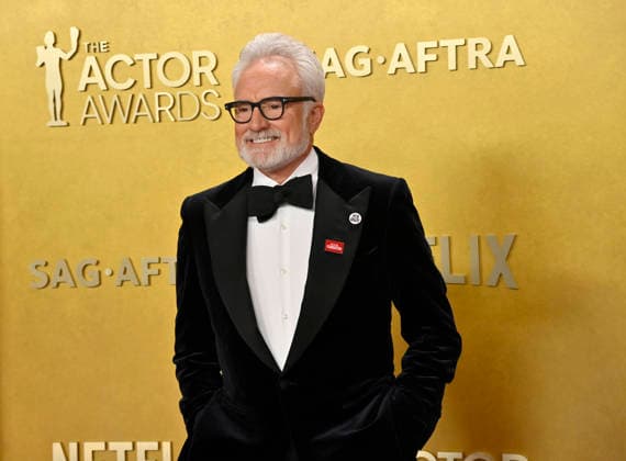 Bradley Whitford attends the 32nd annual Actor Awards (formerly the SAG Awards) held at the Shrine Auditorium in Los Angeles on Sunday, March 1, 2026.  LAP20260301832 JIMxRUYMEN