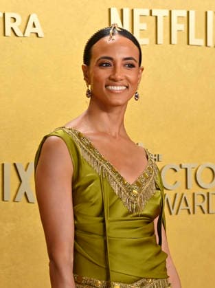 Alexandra Metz attends the 32nd annual Actor Awards (formerly the SAG Awards) held at the Shrine Auditorium in Los Angeles on Sunday, March 1, 2026.  LAP20260301850 JIMxRUYMEN
