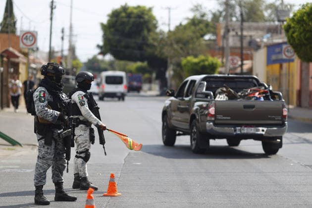 Funeral preparations are underway, believed to be for the slain cartel leader El Mencho in Guadalajara GUADALAJARA, MEXICO - MARCH 1: Mexican Army members take security measures near the La Paz funeral home, where the body of Nemesio Oseguera Cervantes, the leader of the Jalisco New Generation Cartel (CJNG) known as El Mencho , is believed to be located in Guadalajara, Jalisco, Mexico, on March 1, 2026. Stringer Anadolu Guadalajara Mexico. Editorial use only. Please get in touch for any other usage.  Copyright: x2026xAnadoluxStringerx